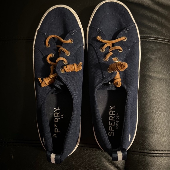 Women's Navy Casual Sneakers - Picture 2 of 2